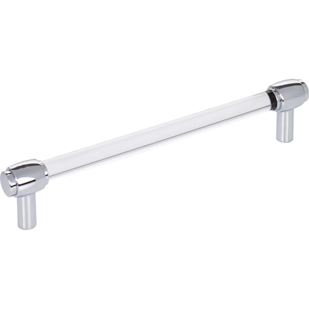 Jeffrey Alexander 160 mm Center-to-Center Polished Chrome Carmen Cabinet Bar Pull 775-160PC